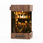 Magischer Book-Nook-Bausatz – DIY-Miniatur-Zauberbuchhandlung für dein Bücherregal