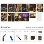 Alchemie-Meister DIY-Buchwinkel-Bausatz-3D-Puzzle