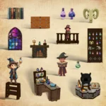 Alchemie-Meister DIY-Buchwinkel-Bausatz-3D-Puzzle