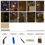 DIY Book Nook Kit -Magische Nachtgasse