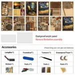 Eine Welt im Rahmen – DIY-Buchwinkel-Bausatz-3D-Puzzle