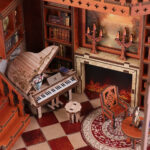 Grimms Häuschen – DIY Book Nook Bausatz mit LED fürs Bücherregal