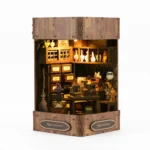 Magischer Book-Nook-Bausatz – DIY-Miniatur-Zauberbuchhandlung für dein Bücherregal