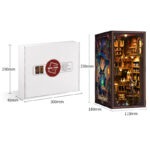 Alchemy Master Book Nook Set mit Verpackung und fertiger Miniatur-Zauberwerkstatt