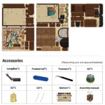 DIY-Zaubertrank-Werkstatt – Miniaturhaus-Bastelset | Modellbau-Kit im Kleinformat