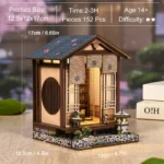 Zen Mooslaterne – Japanischer DIY-Garten mit Buchwinkel-Charme