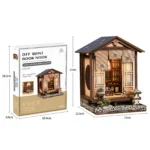 Zen Mooslaterne – Japanischer DIY-Garten mit Buchwinkel-Charme