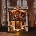 Dream Opera House Book Nook mit Miniaturtheater, Bühne und warmer LED-Beleuchtung