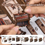 Dream Opera House Book Nook DIY assembly with miniature piano