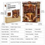 Dream Opera House Book Nook Bausatz mit Maßen, Material, Zubehör und technischen Produktdetails